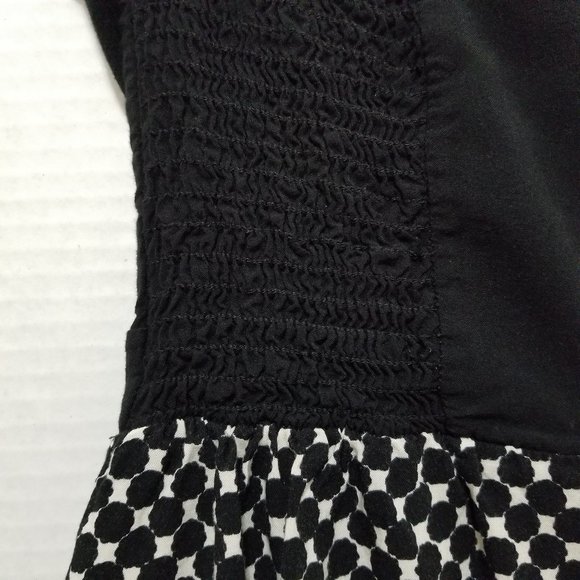 Xhilaration dress Medium color block geometric print strapless mini pockets - Picture 6 of 9